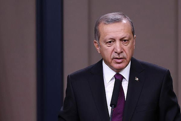 Cumhurbaşkanı Erdoğan'dan telgraf