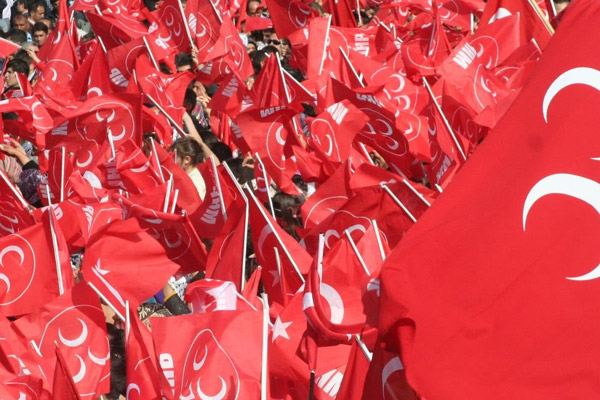 Bahçeli'ye Ülkü Ocakları desteği