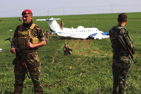 ABD'ye ait askeri uçak Erbil'e zorunlu indi