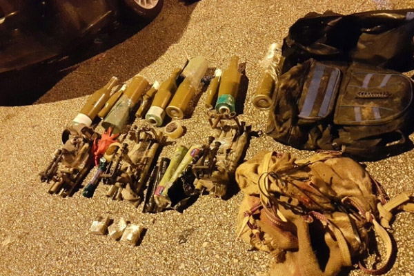 İncirlik bölgesinde mühimmat yakalandı