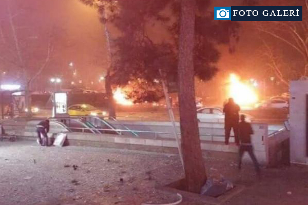 Ankara'da şiddetli patlama