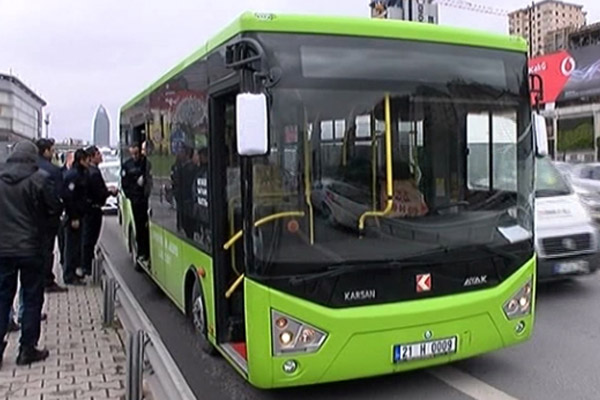 İstanbul’da şüpheli otobüs alarmı
