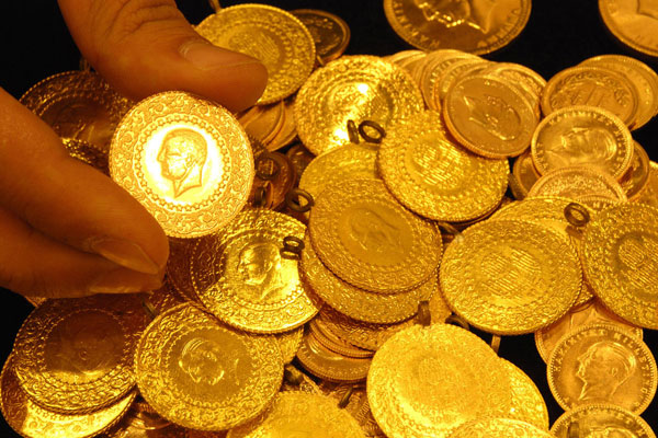 Altının onsu 2 haftanın en düşüğünde