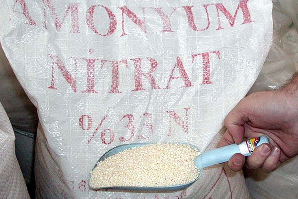 Hakkari'de 110 kilo amonyum nitrat yakalandı