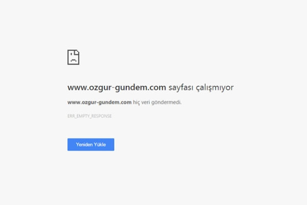 Özgür Gündem hacklendi