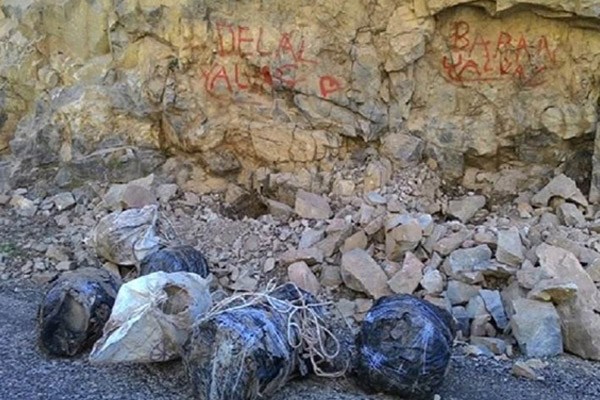 650 kilo patlayıcı ele geçirildi