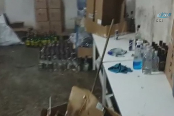 İstanbul’da sahte içki operasyonu