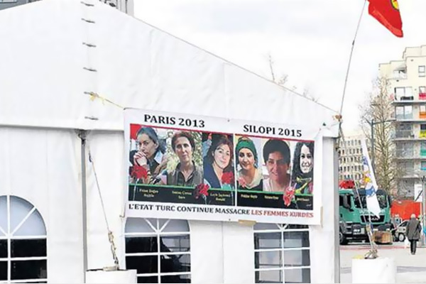 AB zirvesindeki PKK çadırı boşaltıldı