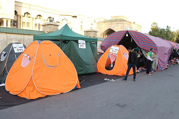 Irak'ta eylem devam ediyor