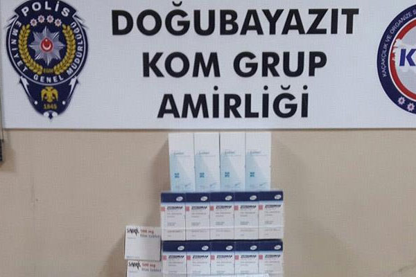 PKK'ya gönderilen ilaçlar ele geçirildi