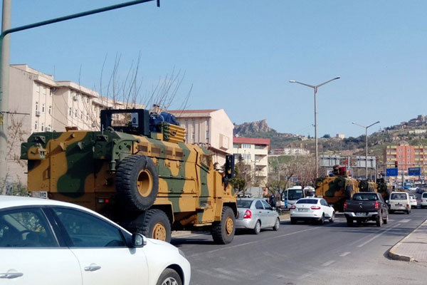 Nusaybin’e asker sevkiyatı