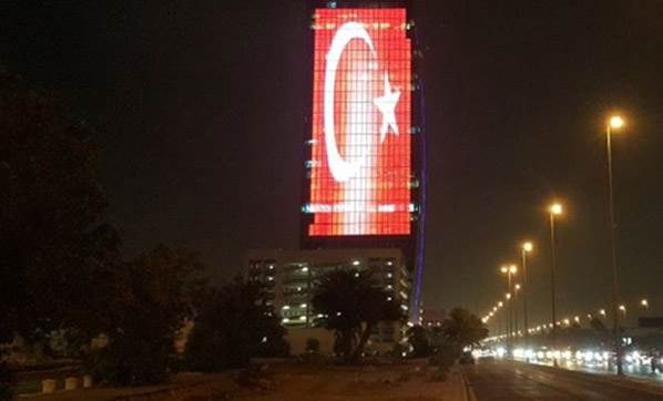 Cidde'de Türk bayrağı