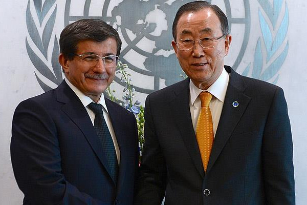Davutoğlu, BM Genel Sekreteri Ban ile görüşecek