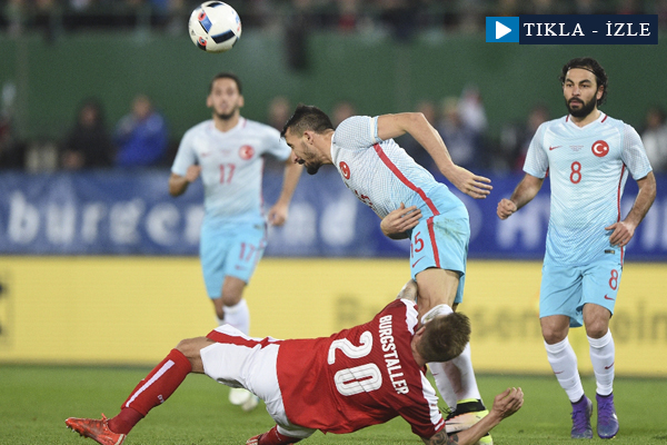 Türkiye Avusturya maç sonucu 2-1