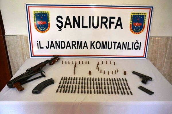 Şanlıurfa’da mühimmat ele geçirildi
