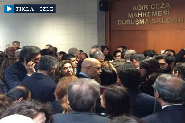 Can Dündar davasını takip eden muhabire darp