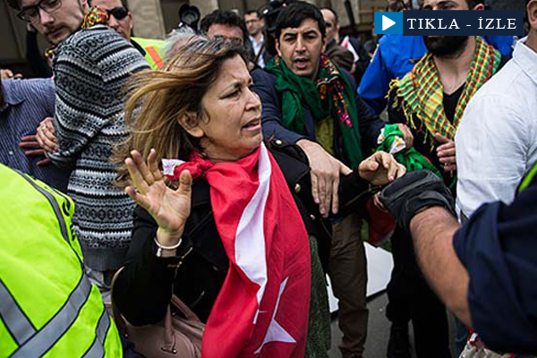 ABD'de Türk bayraklı kadına saldırı