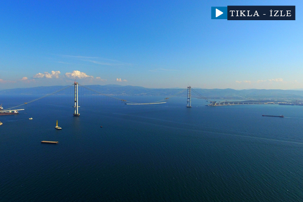 Körfez Köprüsü havadan böyle görüntülendi