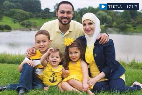 Müslüman aile uçaktan indirildi