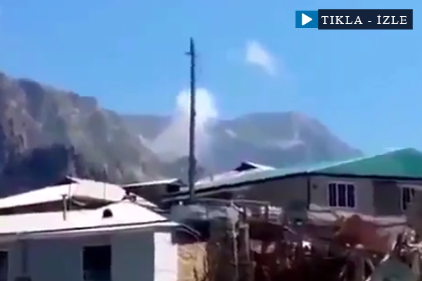 Azerbaycan-Ermenistan hattından ilk görüntüler