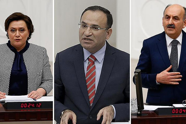 Bakanlardan CHP liderine tepki