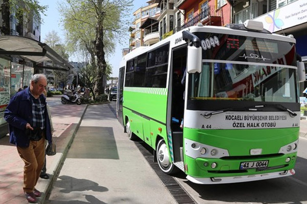 Kocaeli’de ücretsiz 65 yaş üstü ve engelli tarifesi bitiyor