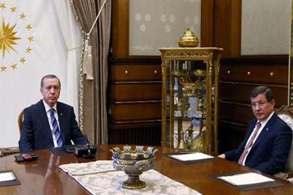 Erdoğan, Davutoğlu’nu kabul etti