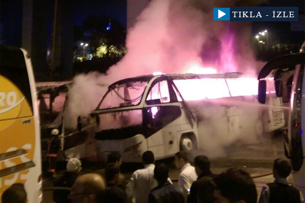 Esenler Otogarı'nda yangın