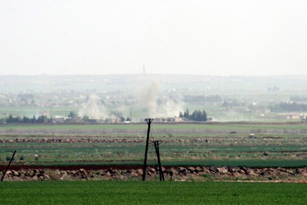 IŞİD mevzileri obüslerle vuruldu