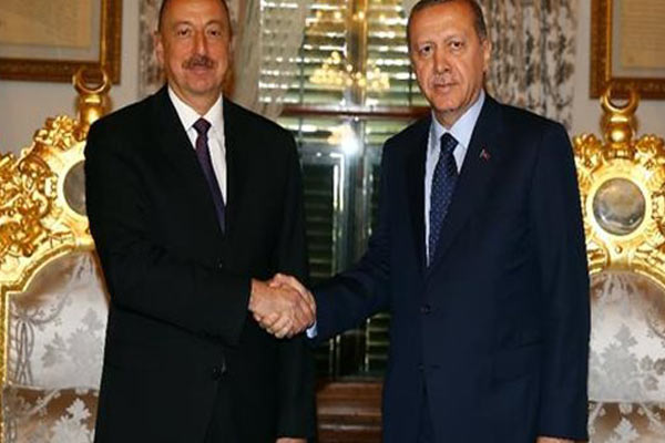 Erdoğan, Aliyev ile görüştü