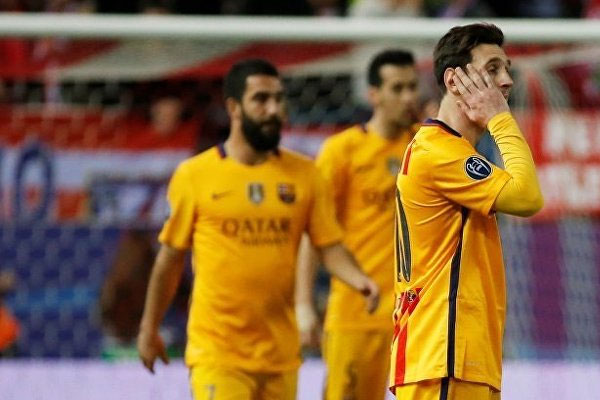 Barcelona'dan hüzünlü veda