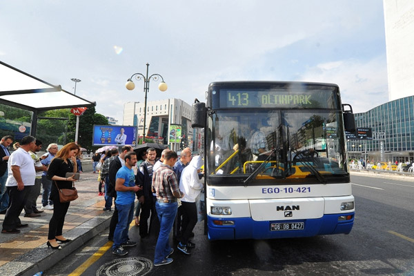 Ankara'da otobüsleri polis takip edecek