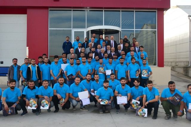 Örtü Altı Sebze Yetiştiriciliği Kursu sertifikaları verildi