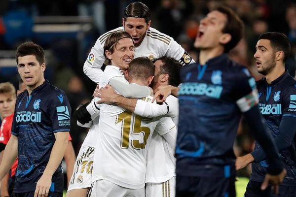 Real Madrid sahasında kazandı