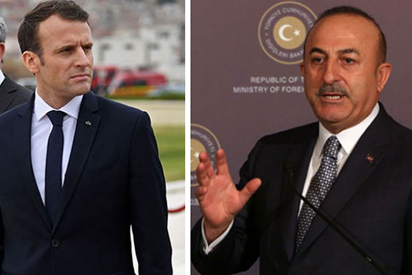 Çavuşoğlu'ndan, Macron'a cevap