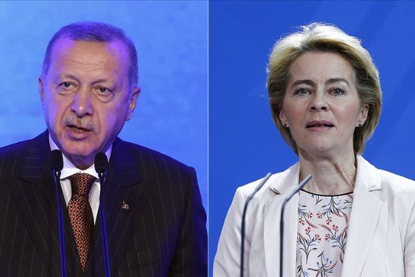 Cumhurbaşkanı Erdoğan ile yeni AB Komisyonu Başkanı von der Leyen görüştü