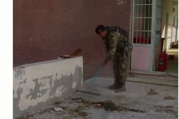 Rasulayn'daki PKK karargahı yapılan okullarda terörün izleri siliniyor