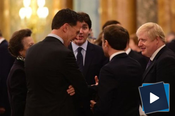 Liderler, NATO Zirvesi'nde Trump'ın dedikodusunu yaptı