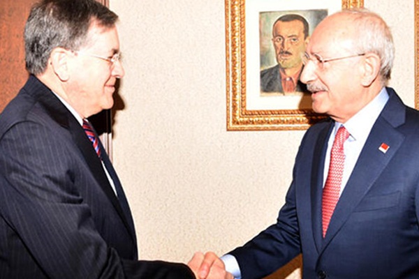 Kemal Kılıçdaroğlu, ABD’li Büyükelçiyi kabul etti