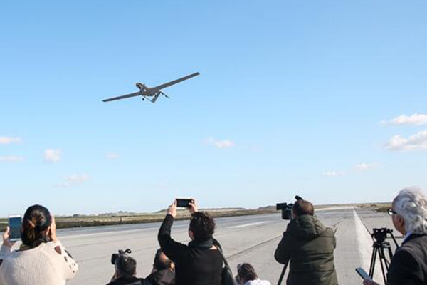KKTC'den kalkan İHA, Doğu Akdeniz'deki ilk görev uçuşuna başladı