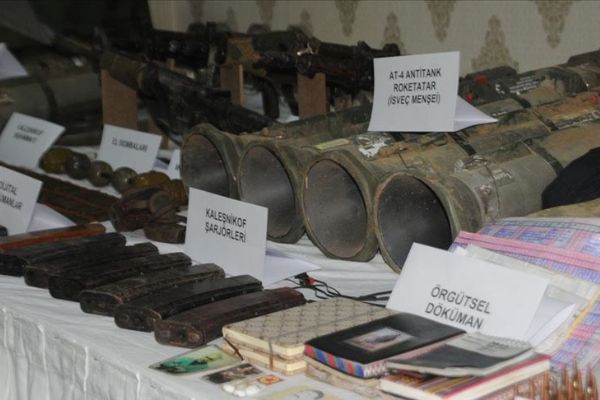 Mardin'de 4 teröristin etkisiz hale getirildiği sığınak imha edildi