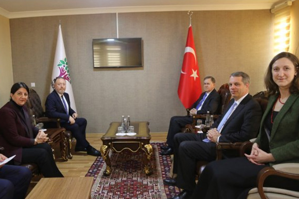 ABD Büyükelçisinden HDP'ye ziyaret