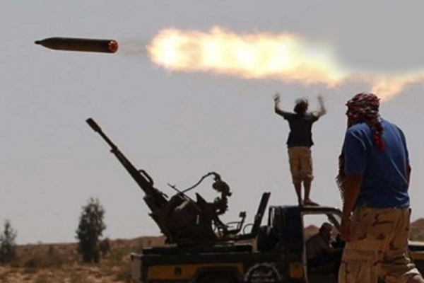 Libya'da UMH güçleri, Hafter mevzilerini vurdu