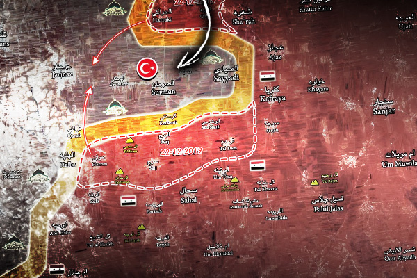 Esed rejimi ordusu Türk gözlem noktasına yaklaşıyor