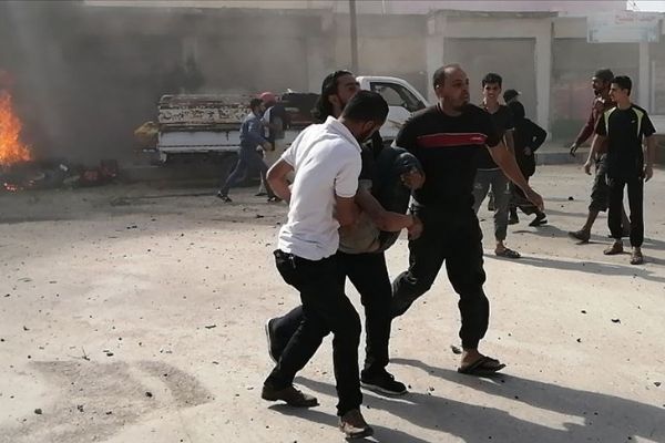 Cerablus'ta eş zamanlı terör saldırıları: 10 yaralı