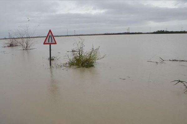 Adana'da sel Kozan-Ceyhan yolunu kapattı