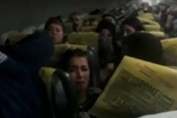 Ordu'da piste güçlükle inebilen uçakta korku dolu anlar yaşandı