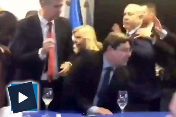 Netanyahu roket sirenleri nedeniyle mitingine ara verdi