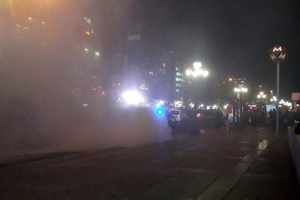 Ankara'da otobüs alev alev yandı