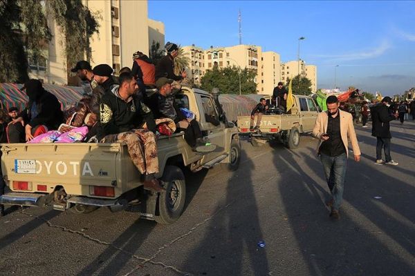 Irak'taki Hizbullah Tugayları'ndan ABD elçiliği önünden 'şartlı' çekildikleri iddiası